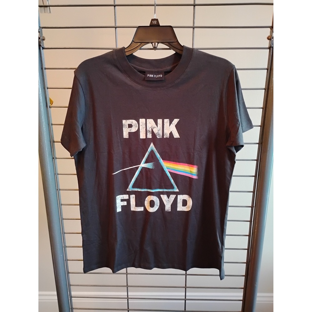 Cotton On Pink Floyd Dark Side of the Moon Graphic Tee Washed Black Medium
